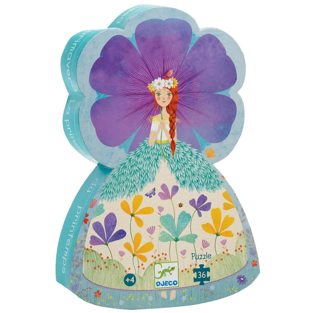 Puzzle Silhouette - 36 Pièces - La Princesse du Printemps