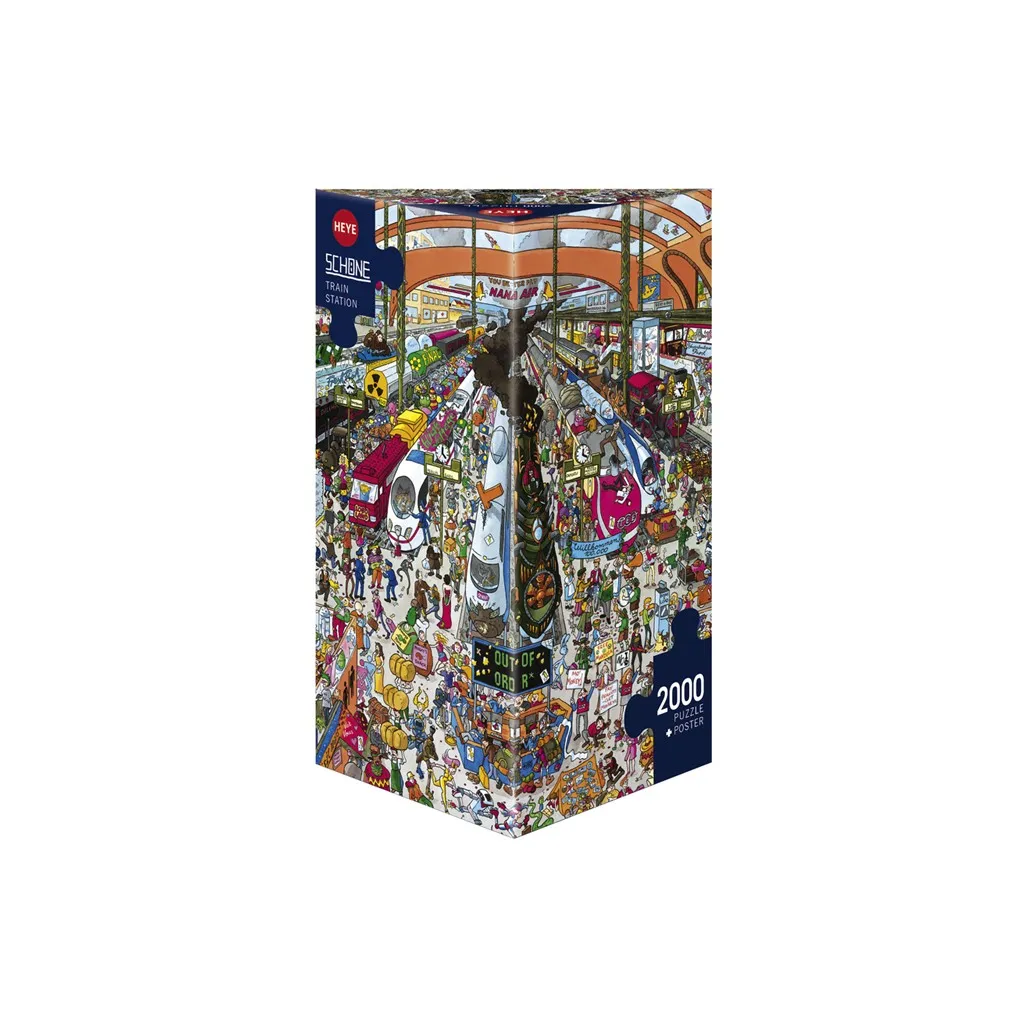 Puzzle - Train Station de Christoph Schöne - 2000 Pièces