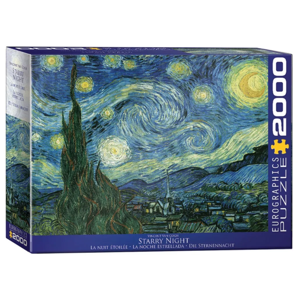 Puzzle - Vincent Van Gogh - Nuit Etoilée - 2000 Pièces