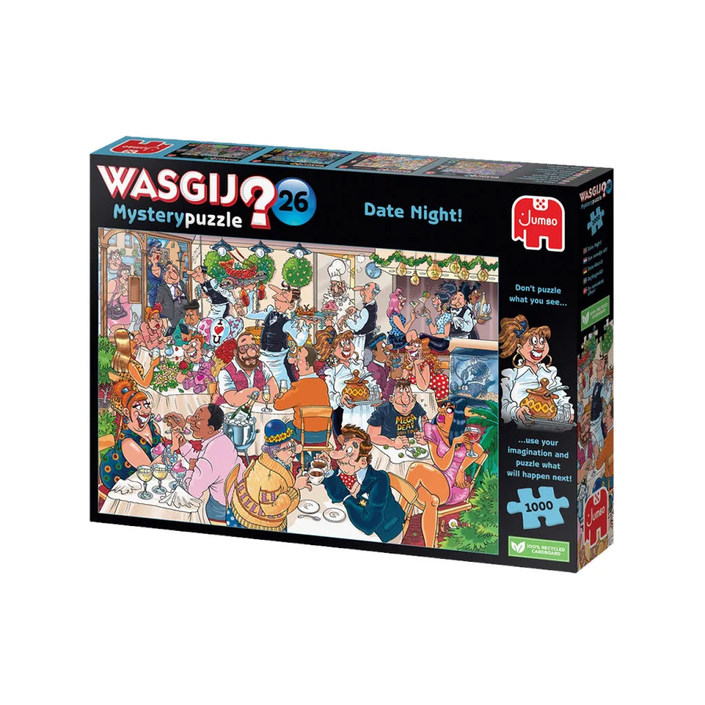 Puzzle Wasgij Mystery 26 - Soirée en Amoureux ! - 1000 pièces