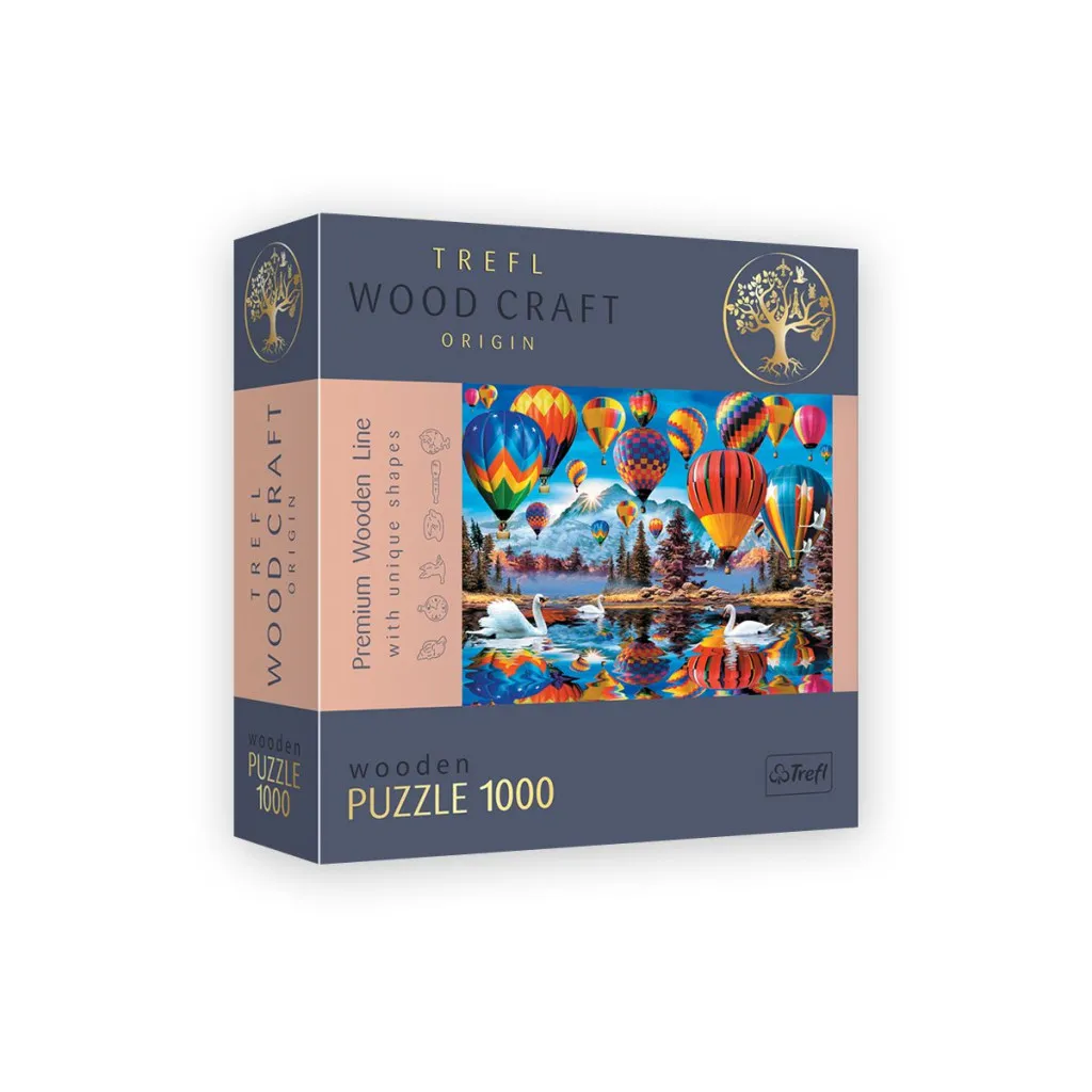 Puzzle Wood Craft - Colorful  Balloons - 1000 Pièces