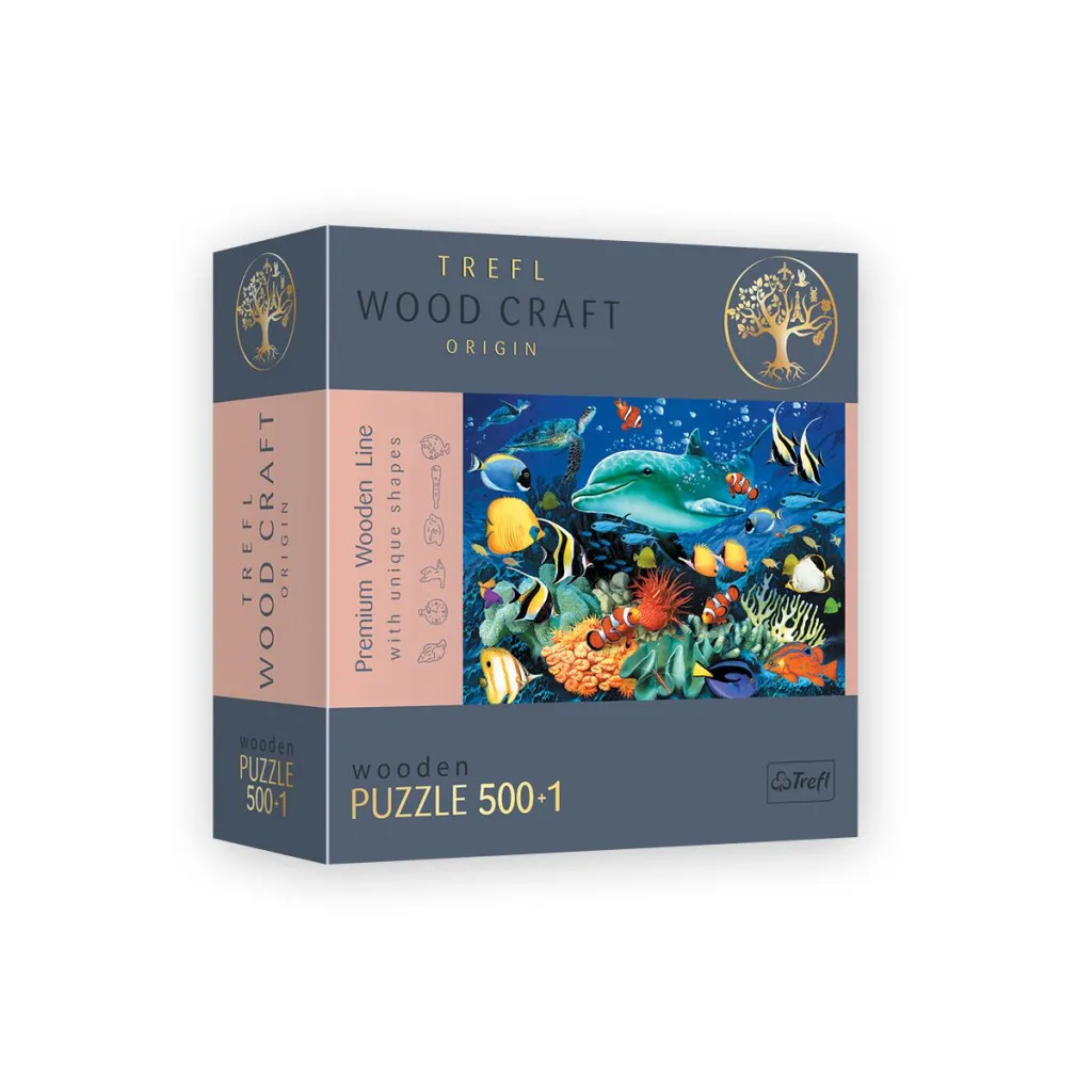 Puzzle Wood Craft - Sea Life - 500 Pièces