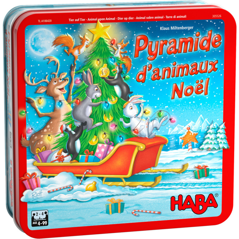 Pyramide d'Animaux Noël - Jeu pour Enfants - Mon Ludicaire