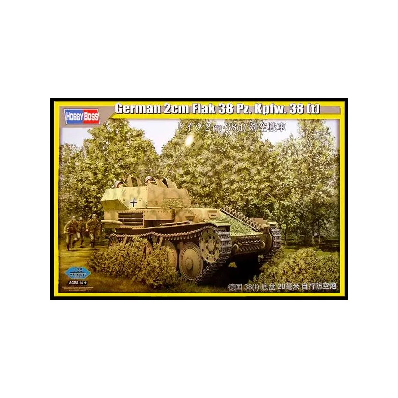 Pz.Kpfw. 38 (t) avec anti-aérien. HOBBY BOSS 80140