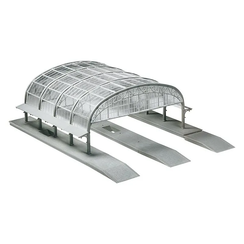 Quai de la gare avec toit vitré. FALLER 222127