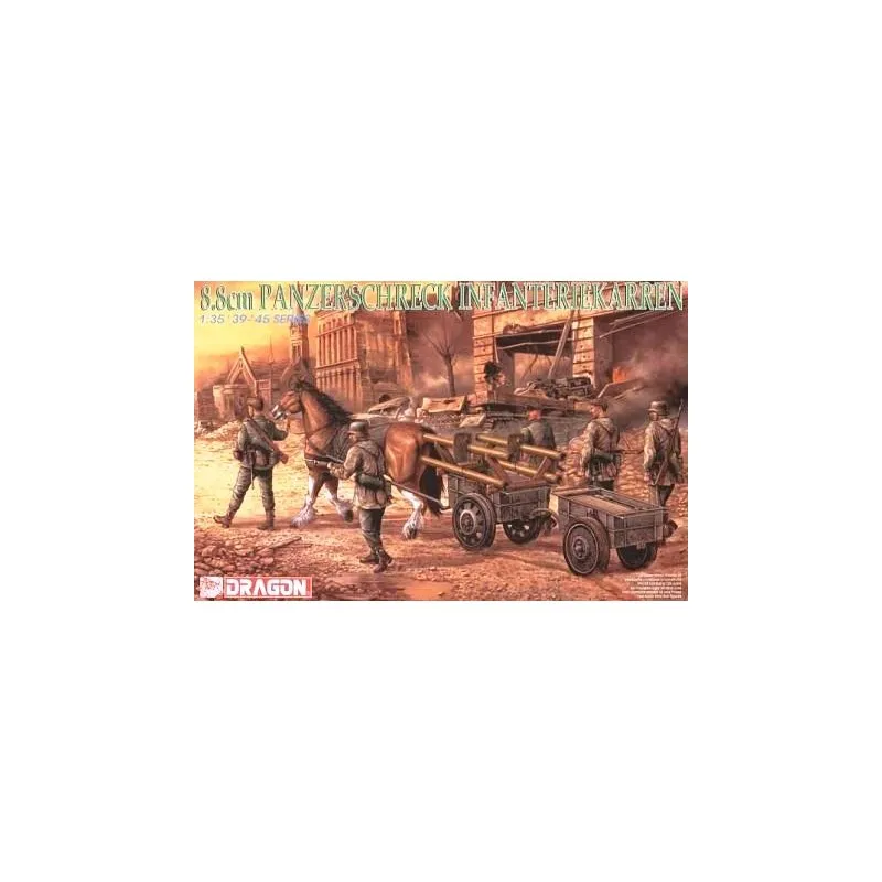 Remorques allemandes avec Panzerschreck. DRAGON 6104