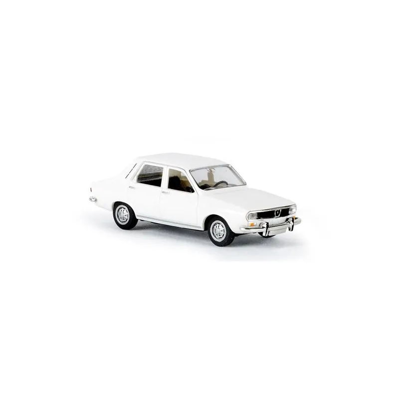Renault R12 TL, blanche. BREKINA 14521