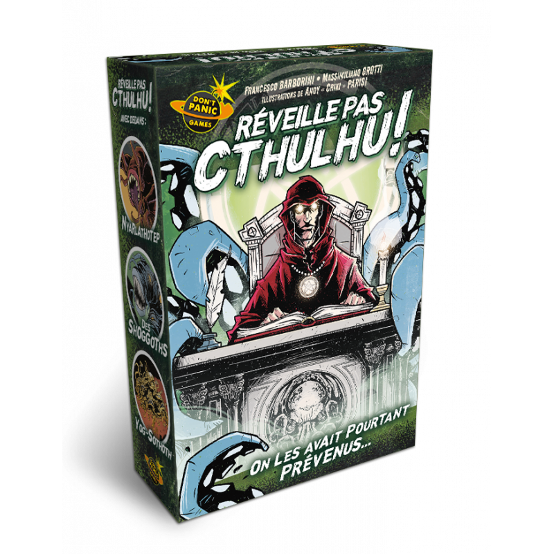 Réveille pas Cthulhu ! - Jeu d'Ambiance - Mon Ludicaire