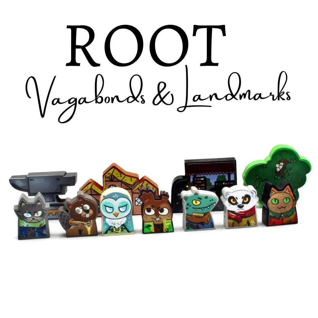 Root Vagabond & Landmark - Set d'autocollants
