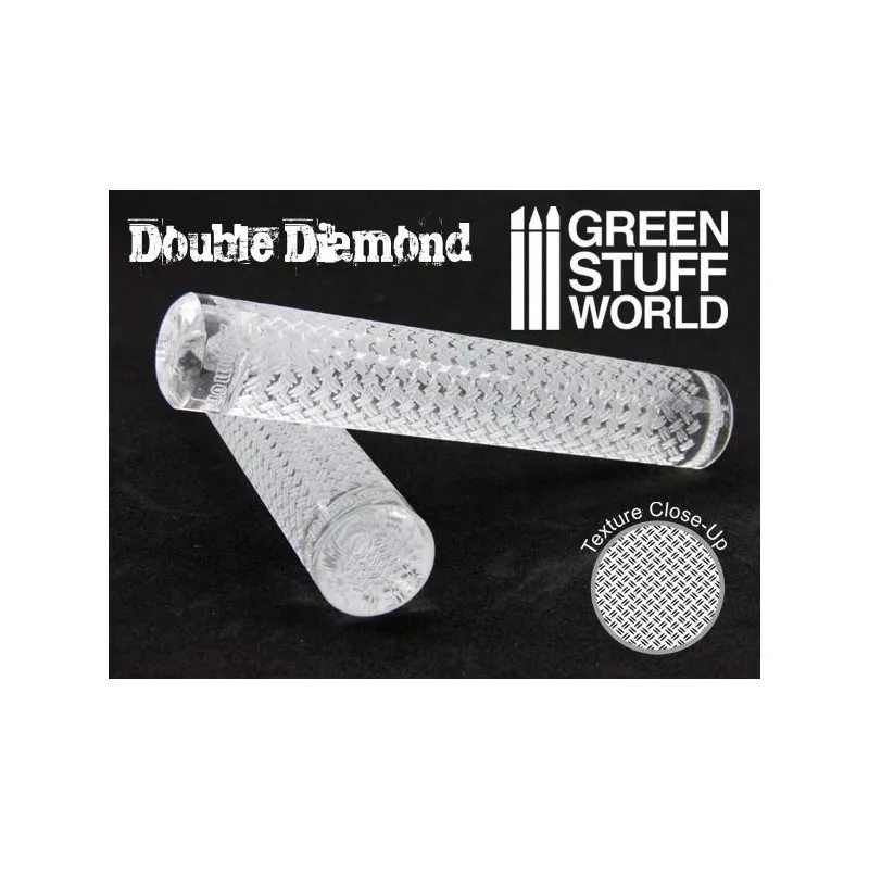 Rouleau : double diamant. GREEN STUFF WORLD 361649