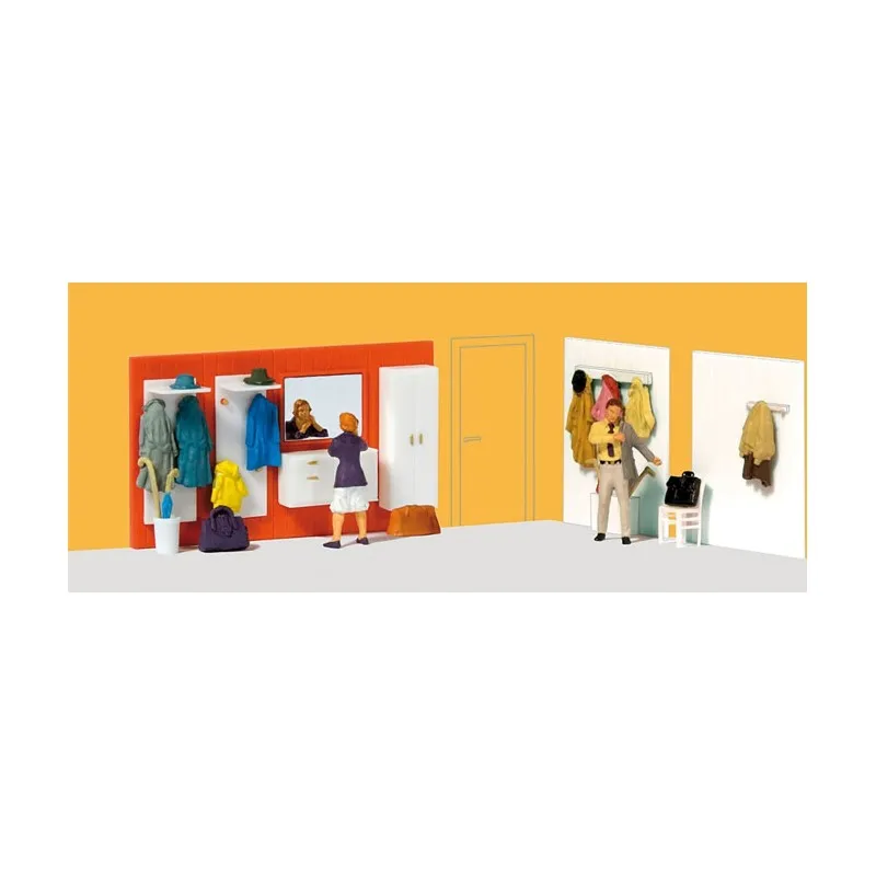 Couloirs de la maison. PREISER 10658