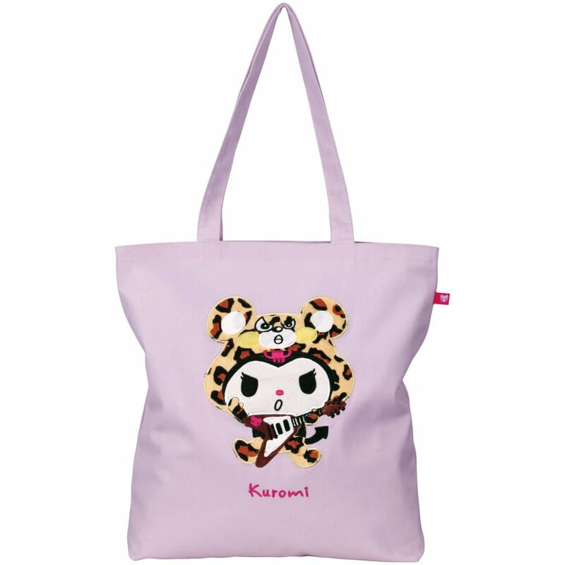Sanrio - kuromi - tote bag toilé