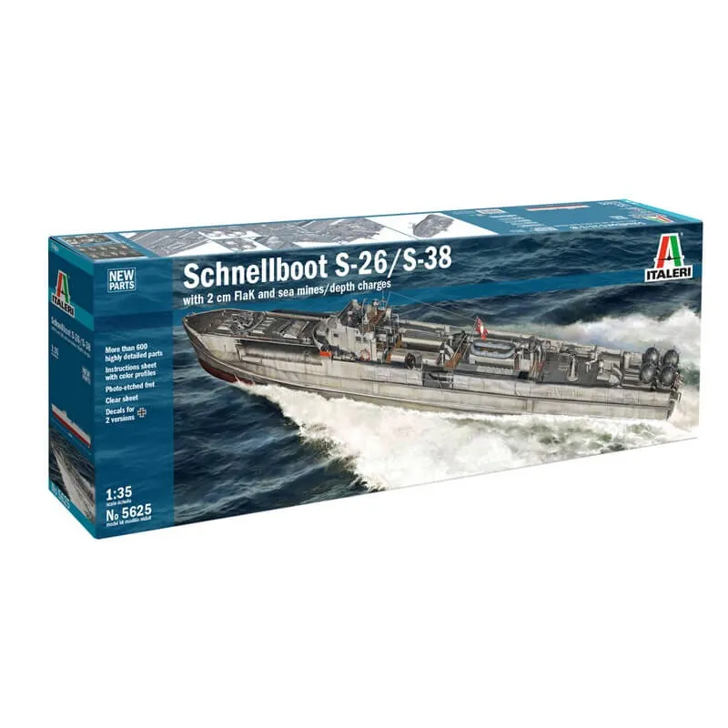 Schnellboot S-26/S-38. ITALERI 5625