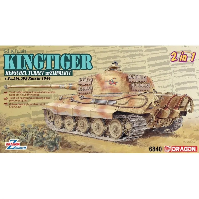 Sd. Kfz. 182 Kingtiger. DRAGON 6840