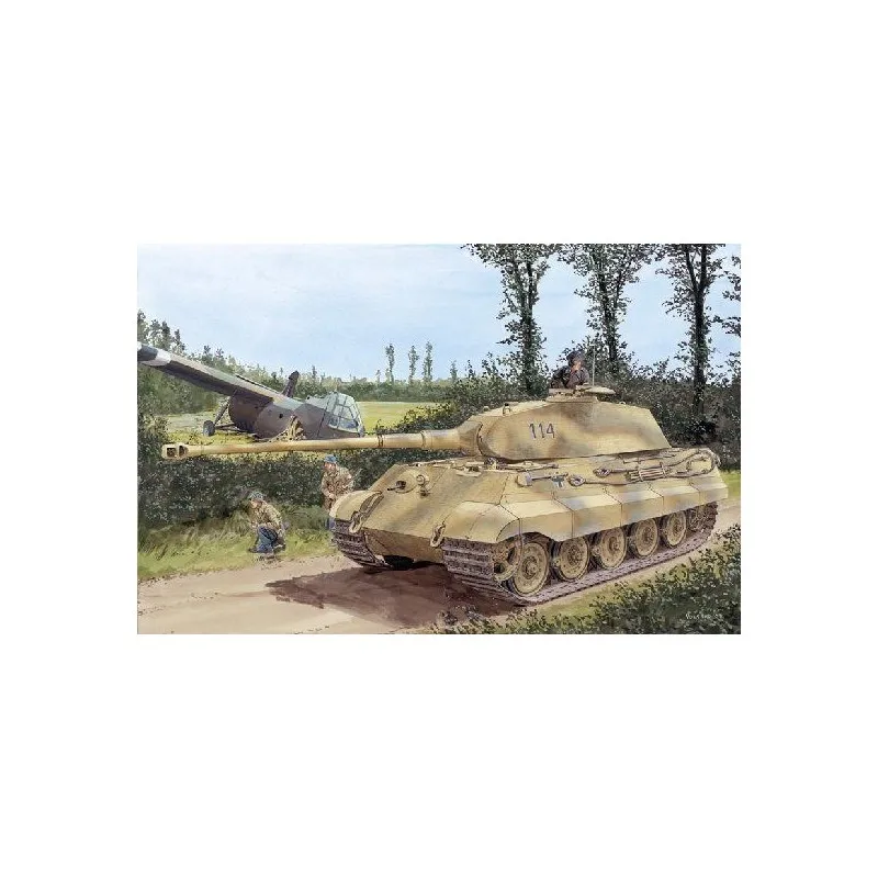 Sd.Kfz.182 Kingtiger, tourelle Porsche. DRAGON 7231