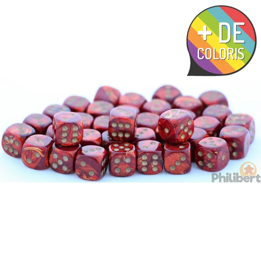 Set de 36 Dés Chessex : Scarab