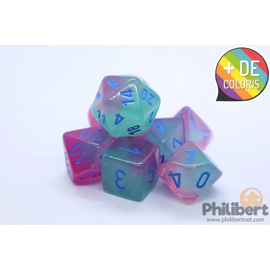 Set de 7 Dés JDR Chessex Gemini
