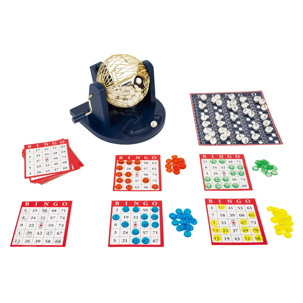Set de jeu de bingo avec tambour