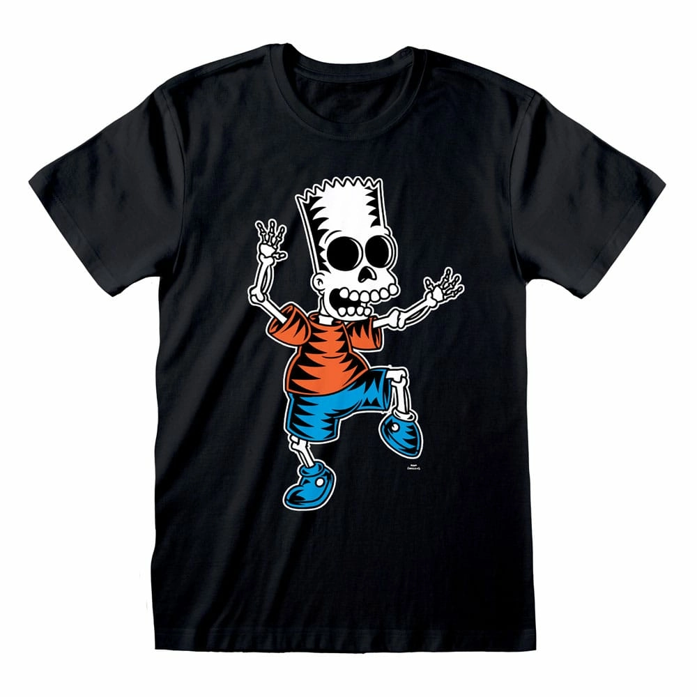 Simpsons t-shirt skeleton bart (l)
