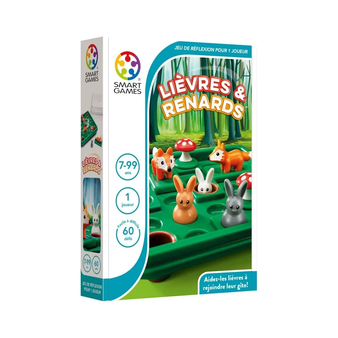 Lièvres & Renards - Jeu de poche ludique pour les enfants