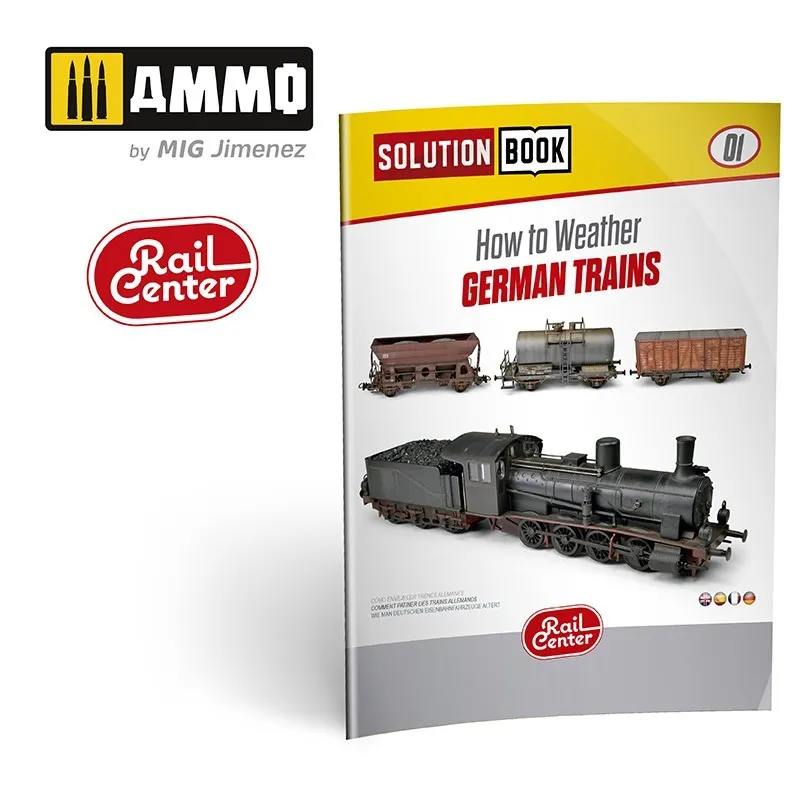 Boîte de solutions : Comment vieillir les trains allemands. AMMO MIG JIMENEZ R-1300