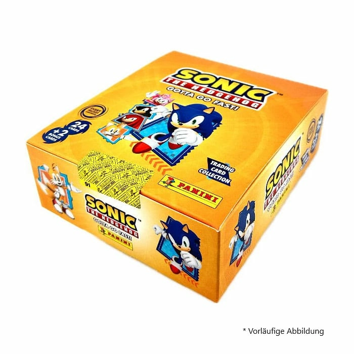 Sonic the hedgehog - gotta go fast! - cartes à collectionner présentoir fat packs (10)