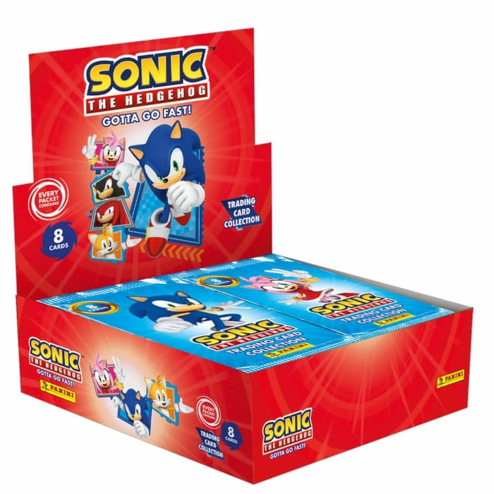 Sonic the hedgehog - gotta go fast! - cartes à collectionner présentoir flow packs (18)