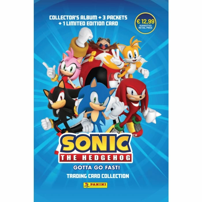 Sonic the hedgehog - gotta go fast! - cartes à collectionner starter pack allemand