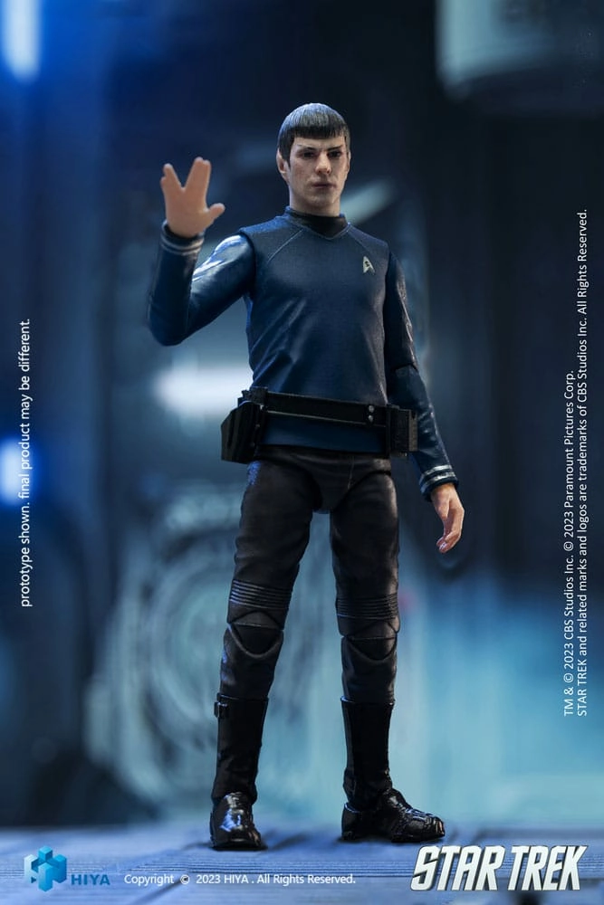 Star trek figurine 1/18 exquisite mini star trek 2009 spock 10 cm