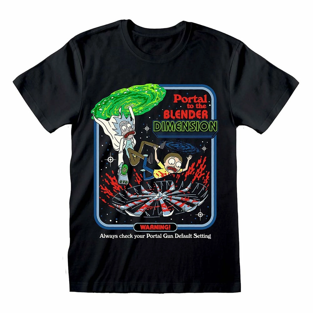 Steven rhodes t-shirt rick and morty portal collab (xl)