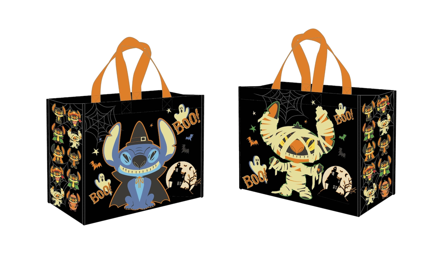 Stitch - halloween - shopping bag