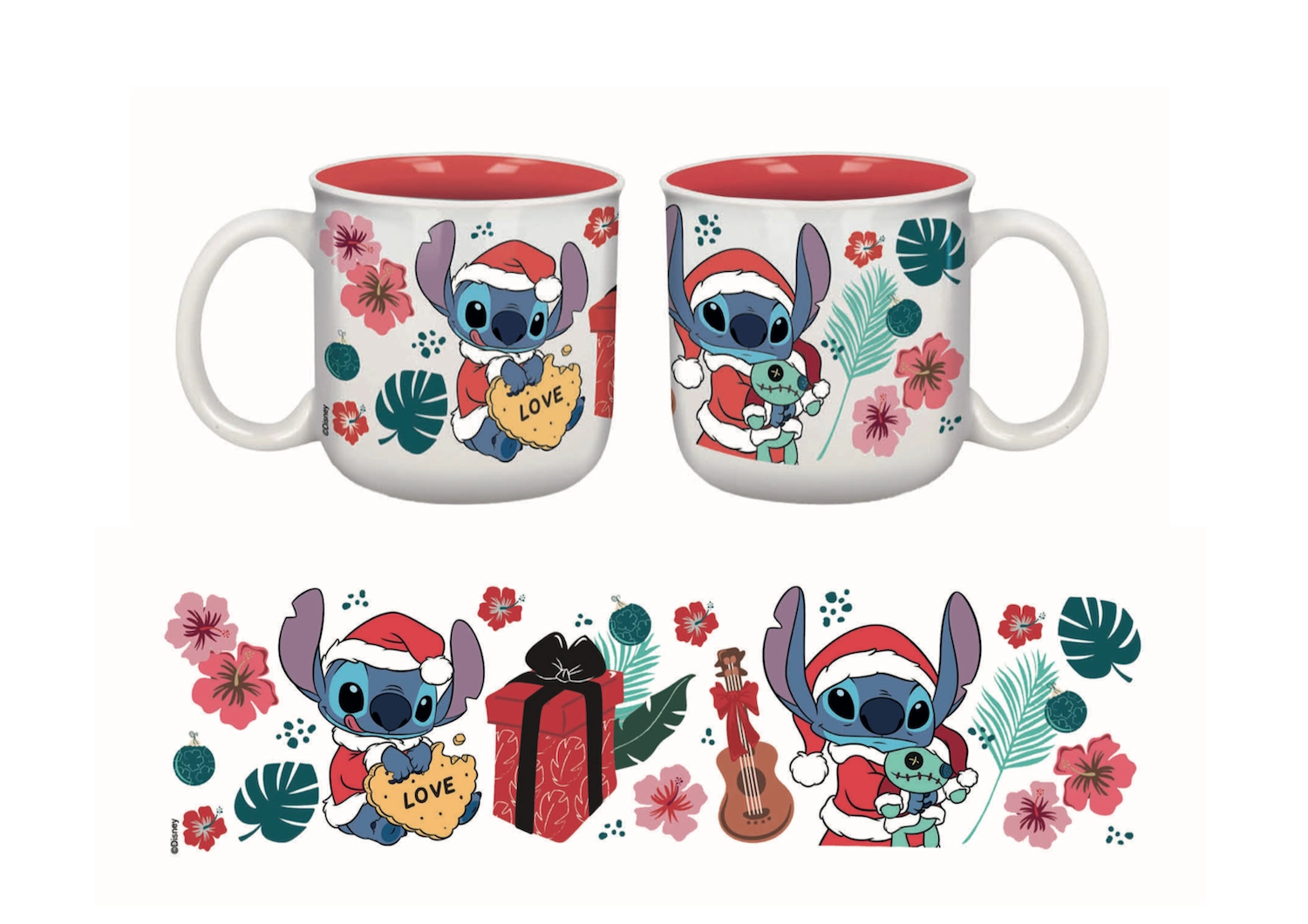 Stitch-mas - cadeaux - mug breakfast - 420ml