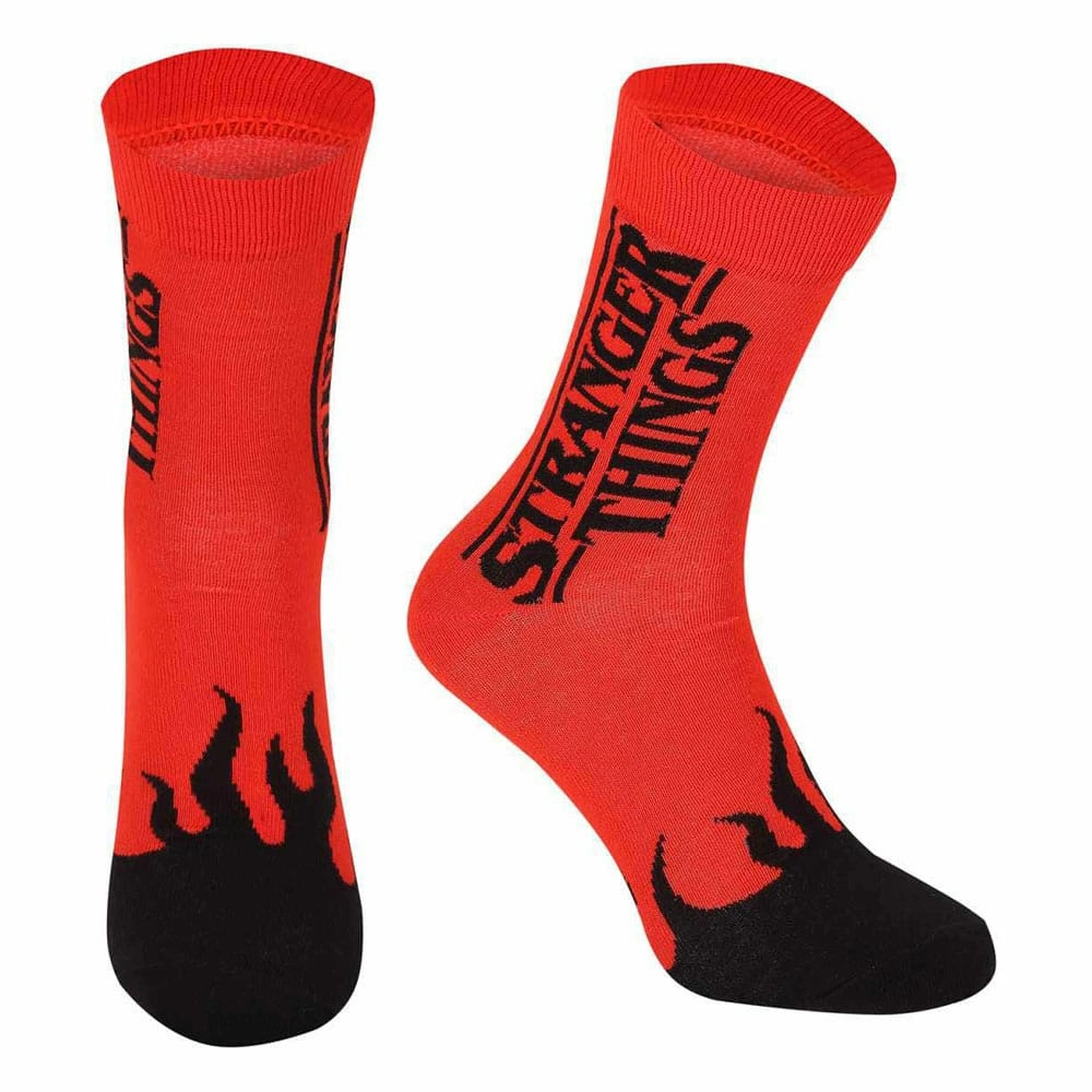 Stranger things chaussettes red flame large