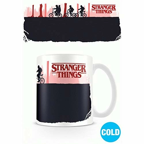 Stranger things - mug heat change 315 ml - upside down