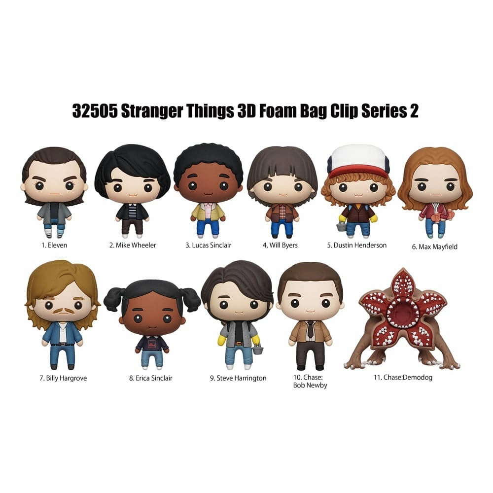 Stranger things présentoir porte-clés sac à dos 3d series 2 (24)