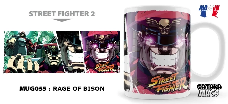Street fighter - mug - rage of bison