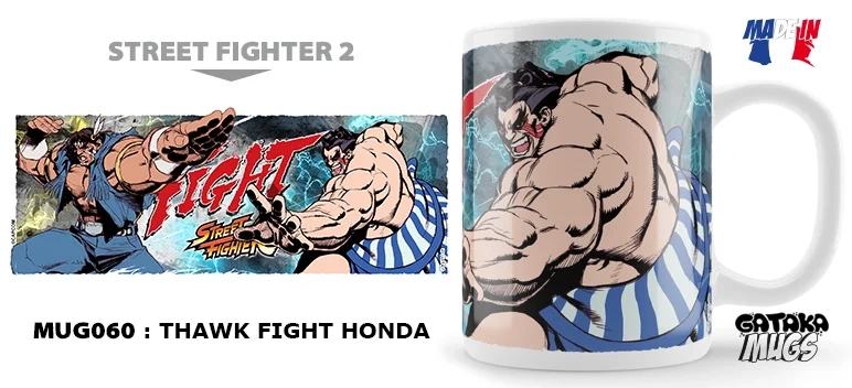 Street fighter - mug - thawk fight honda