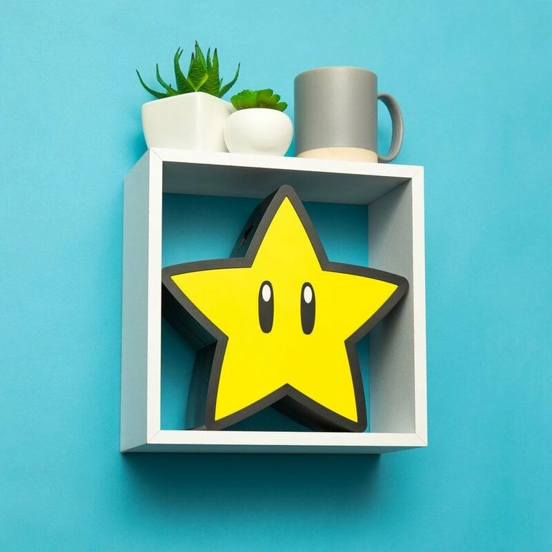 Super mario - super star light with projection lamp
