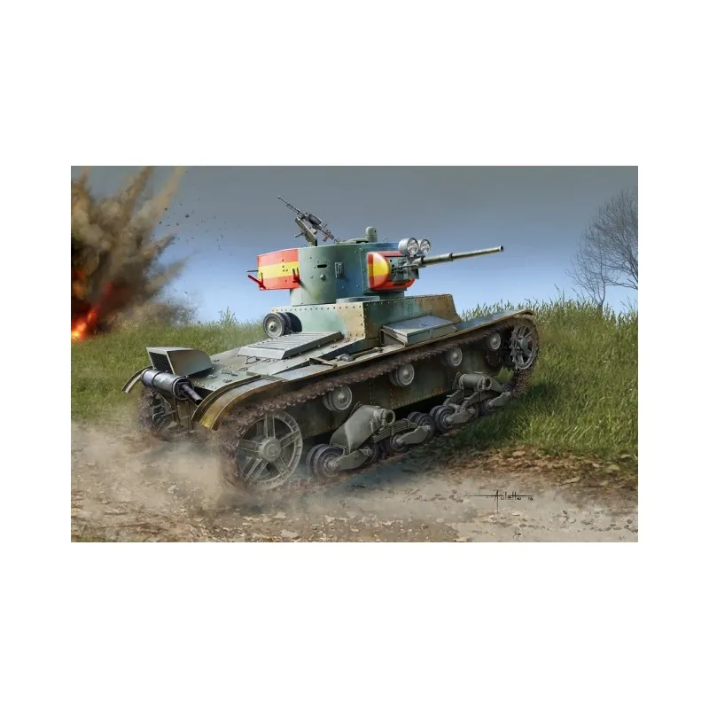 Char léger T-26, guerre civile espagnole. HOBBY BOSS 83810