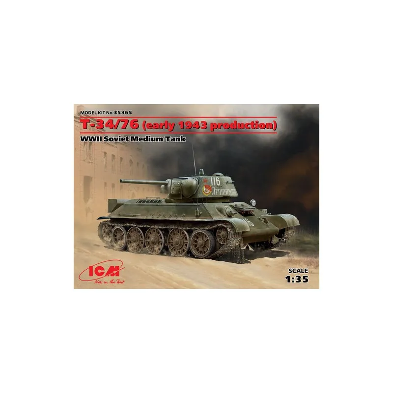 T-34/76, première version. ICM 35365