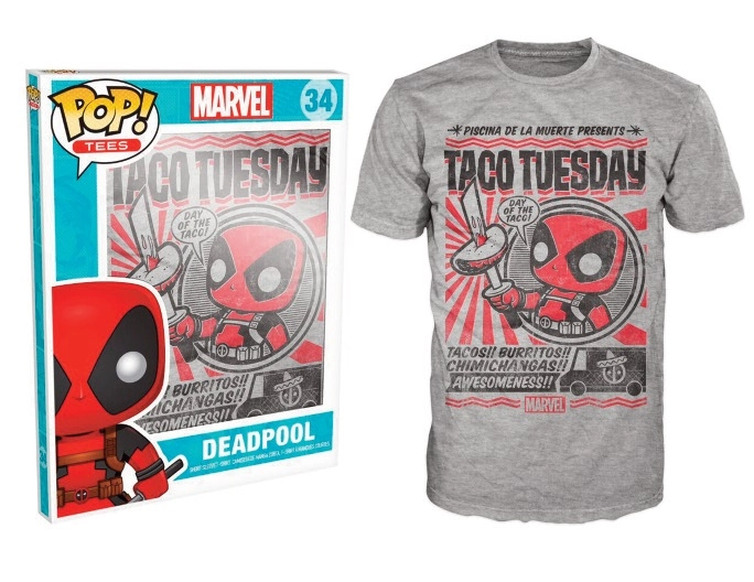 T-Shirt POP DEADPOOL Taco Thuesday (XL)