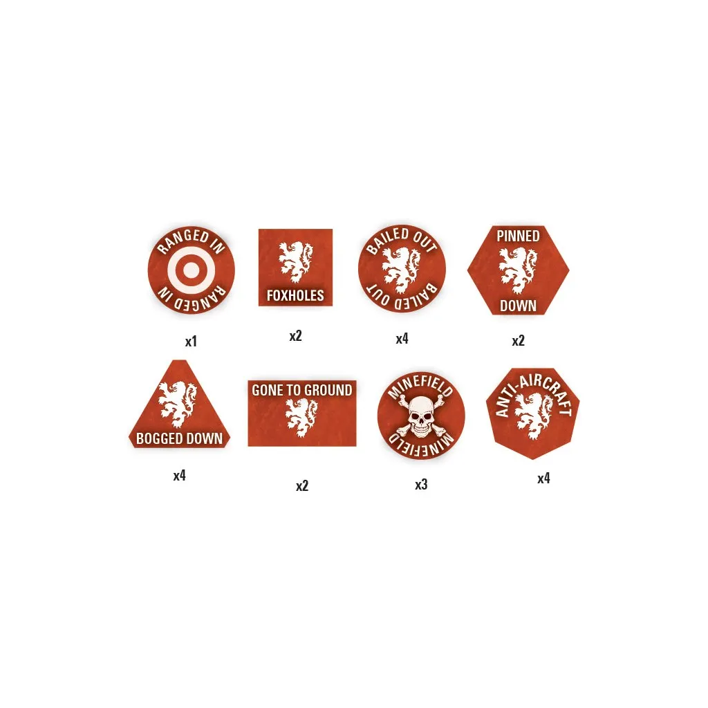 Team Yankee - Dutch Token Set