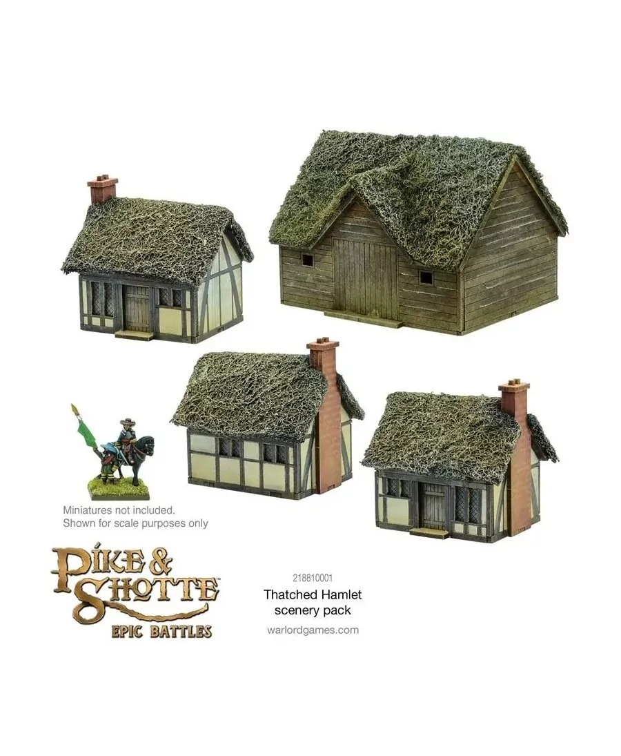 Thatched hamlet scenary pack