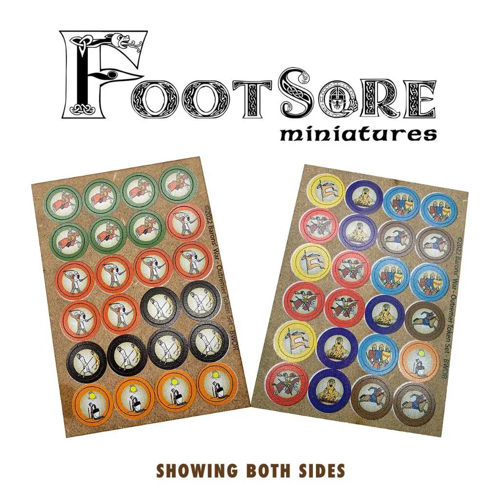 The Baron's War - Outremer Action Tokens