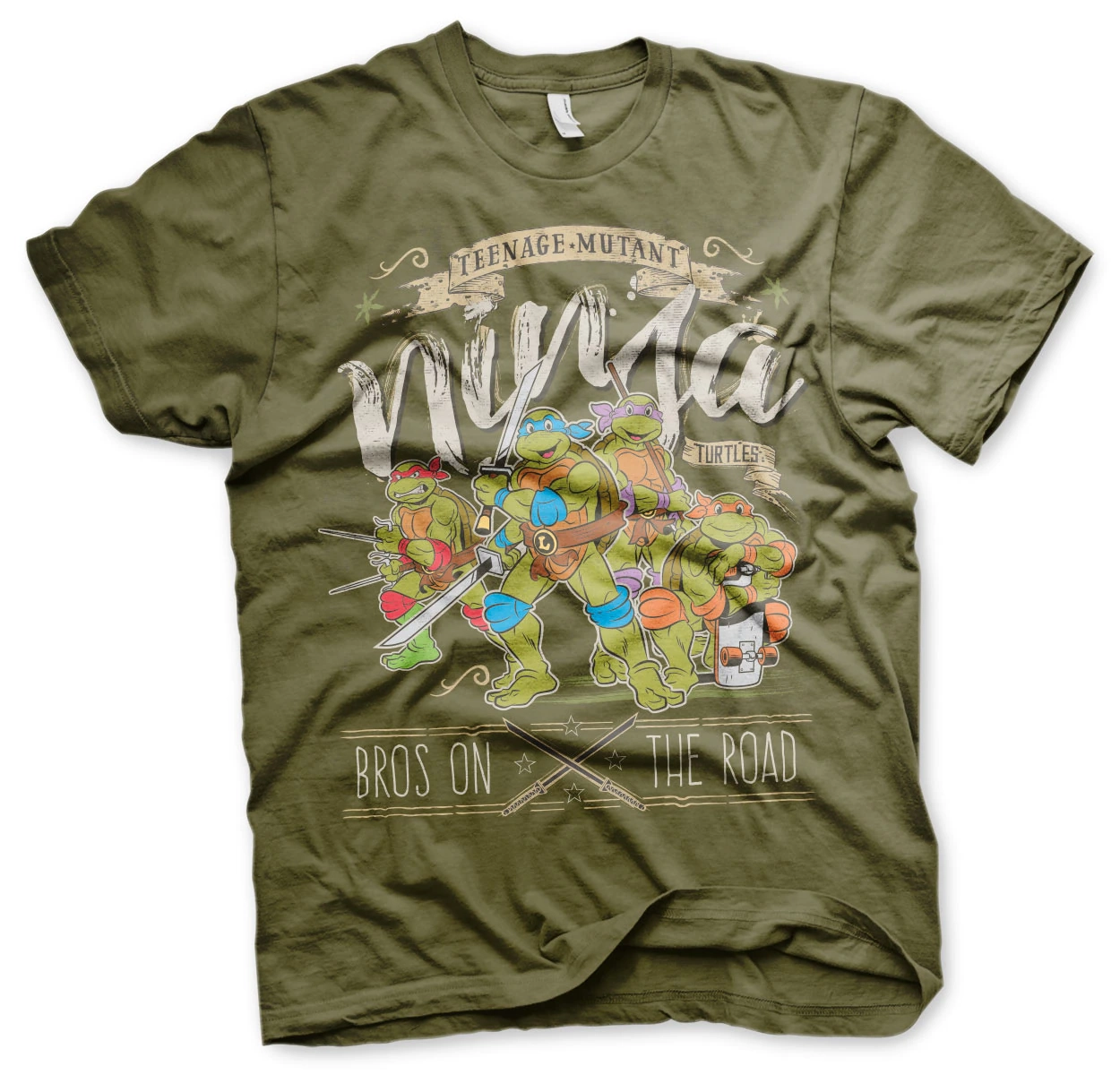Tmnt - bros on the road - t-shirt (s)
