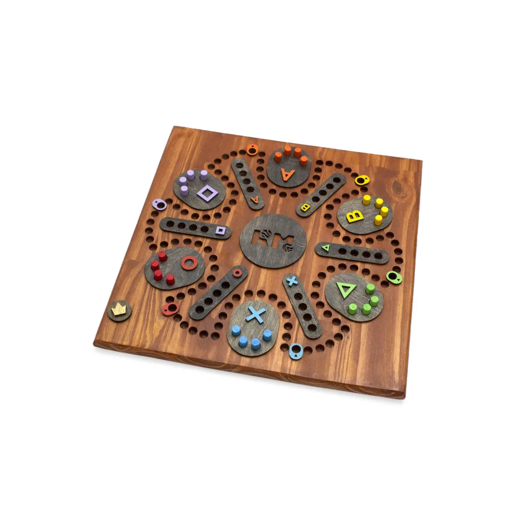 Tock 6 Joueurs en Bois - Grand Format