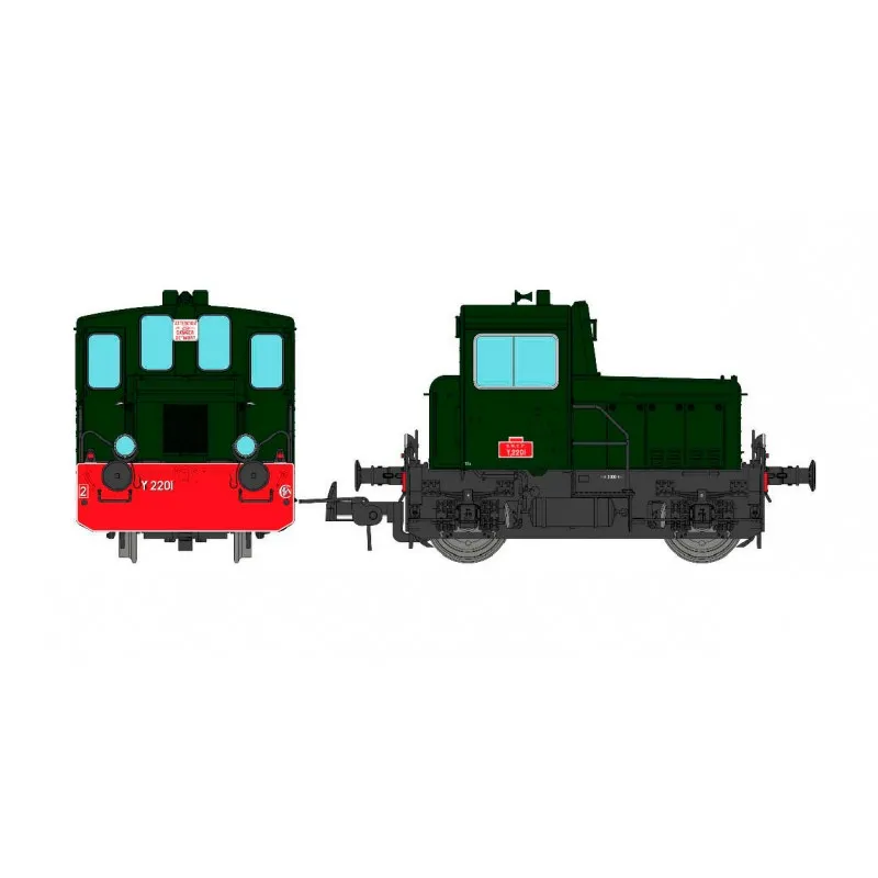 Tracteur Y-2201, couleurs d’origine. SNCF. REE MODELES MB-221
