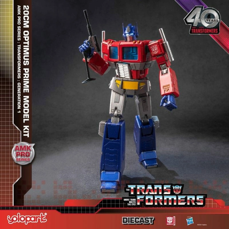 Transformers: generation one figurine plastic model kit amk pro series optimus prime 20 cm