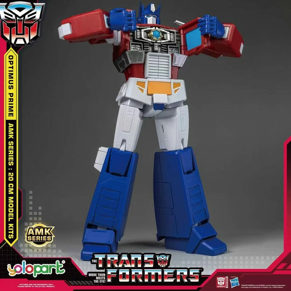 Transformers generation one figurine plastic model kit amk series optimus prime 20 cm
