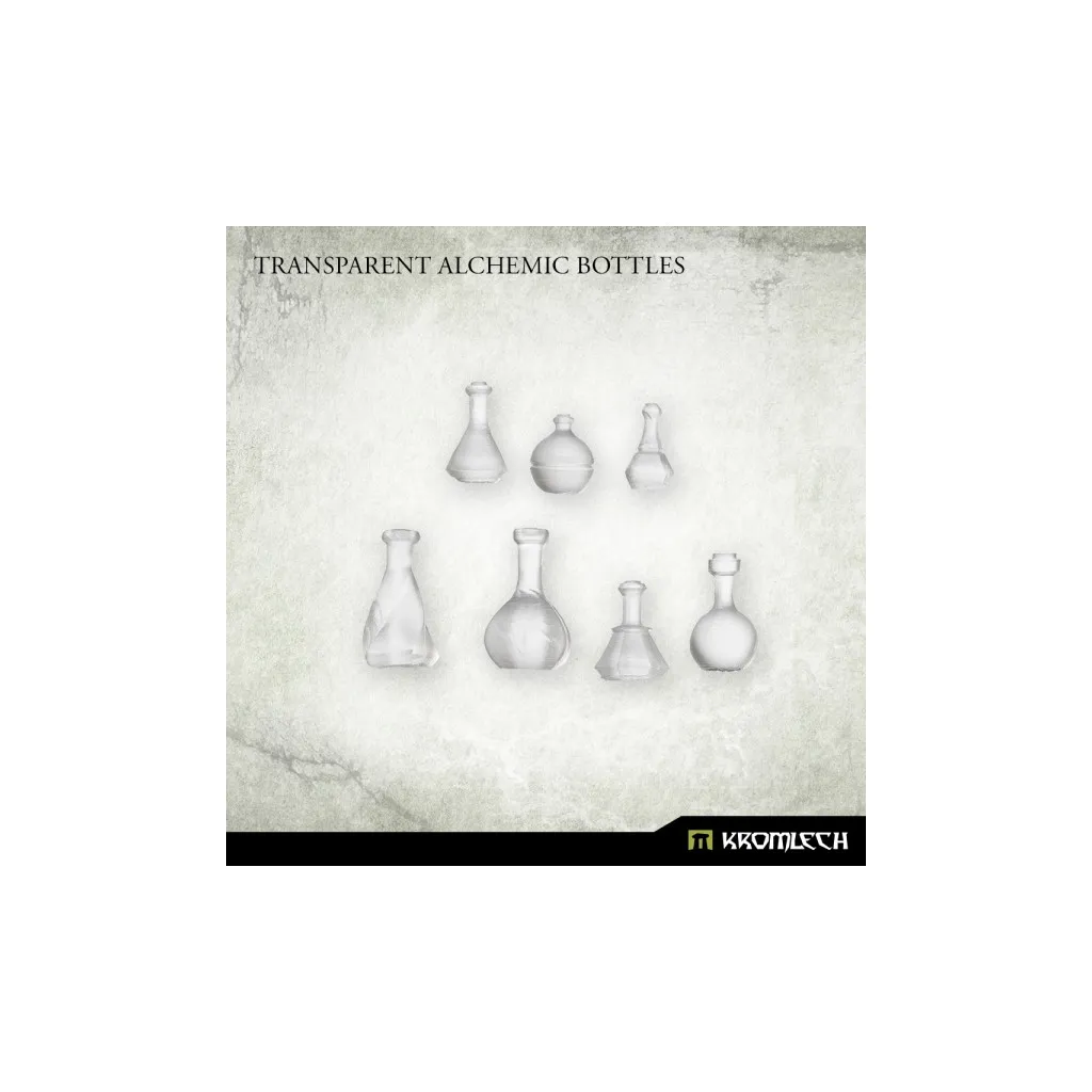 Transparent Alchemic Bottles